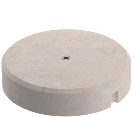 BASE HORMIGÓN 16 KG ROSCA M16 (364MM)